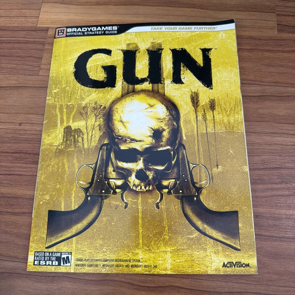 Gun Brady Games Official Strategy Guide USED Xbox Playstation 2 Gamecube